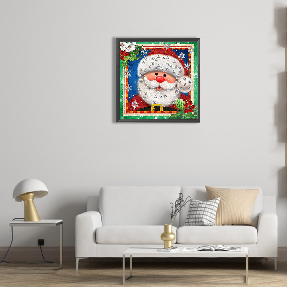 Santa Claus - Special Shaped Drill Diamond Painting 30*30CM