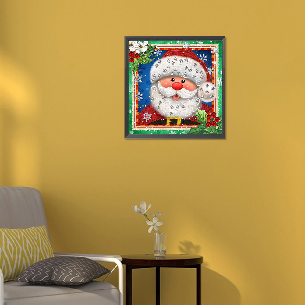 Santa Claus - Special Shaped Drill Diamond Painting 30*30CM