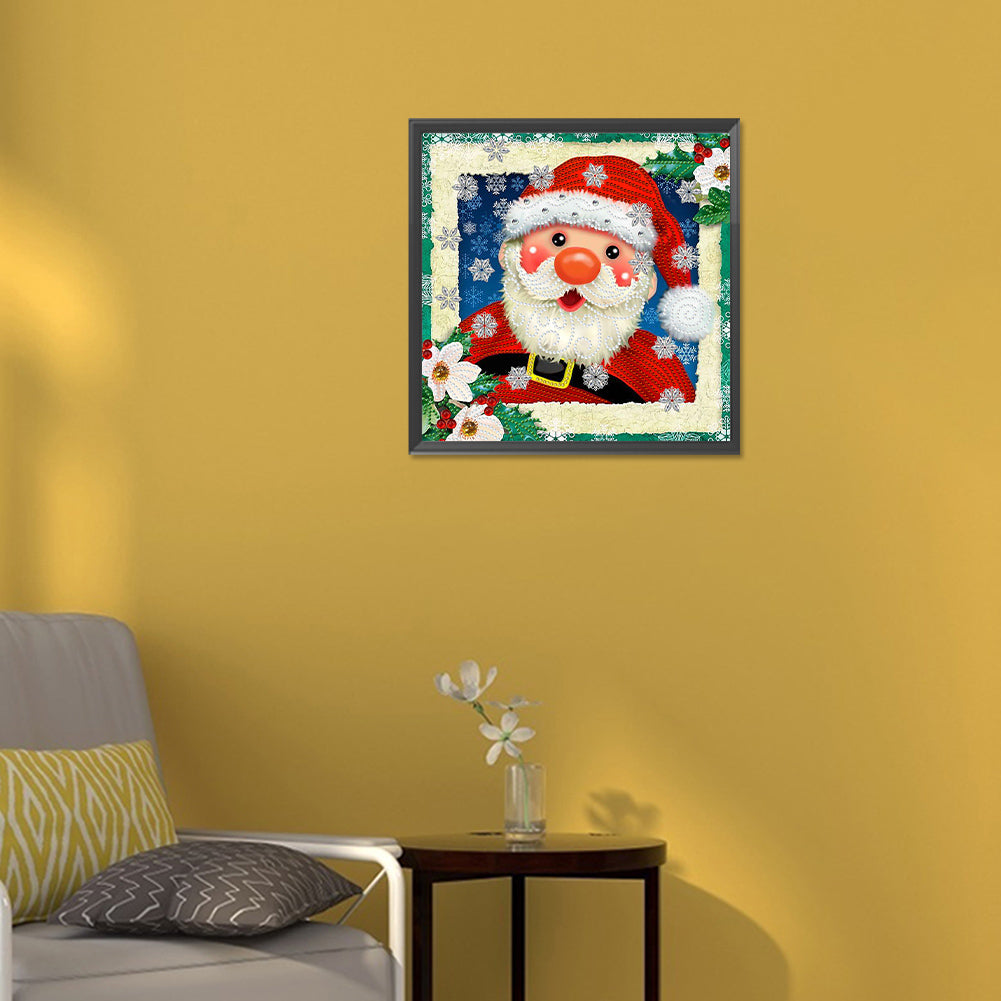 Santa Claus - Special Shaped Drill Diamond Painting 30*30CM