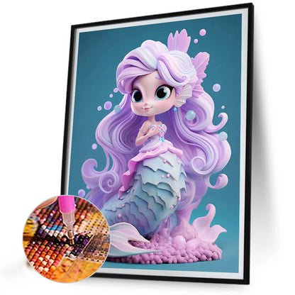 Mermaid - Full Square Drill Diamond Painting 30*40CM