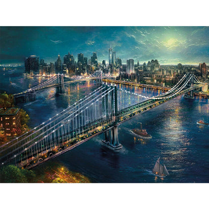 Bridge - Full Square Drill Diamond Painting 40*30CM