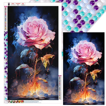 Texture Rose - Full Round Drill Diamond Painting 40*70CM