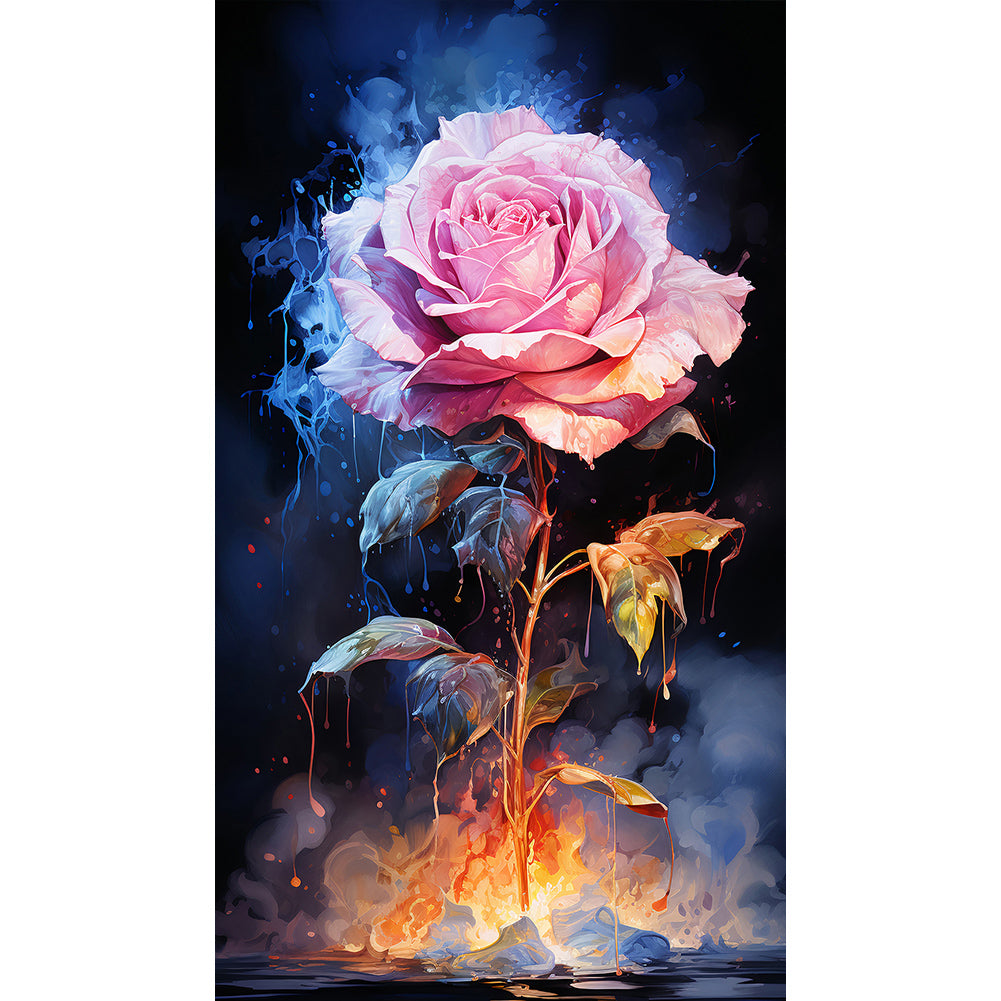 Texture Rose - Full Round Drill Diamond Painting 40*70CM