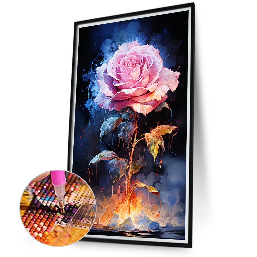 Texture Rose - Full Round Drill Diamond Painting 40*70CM
