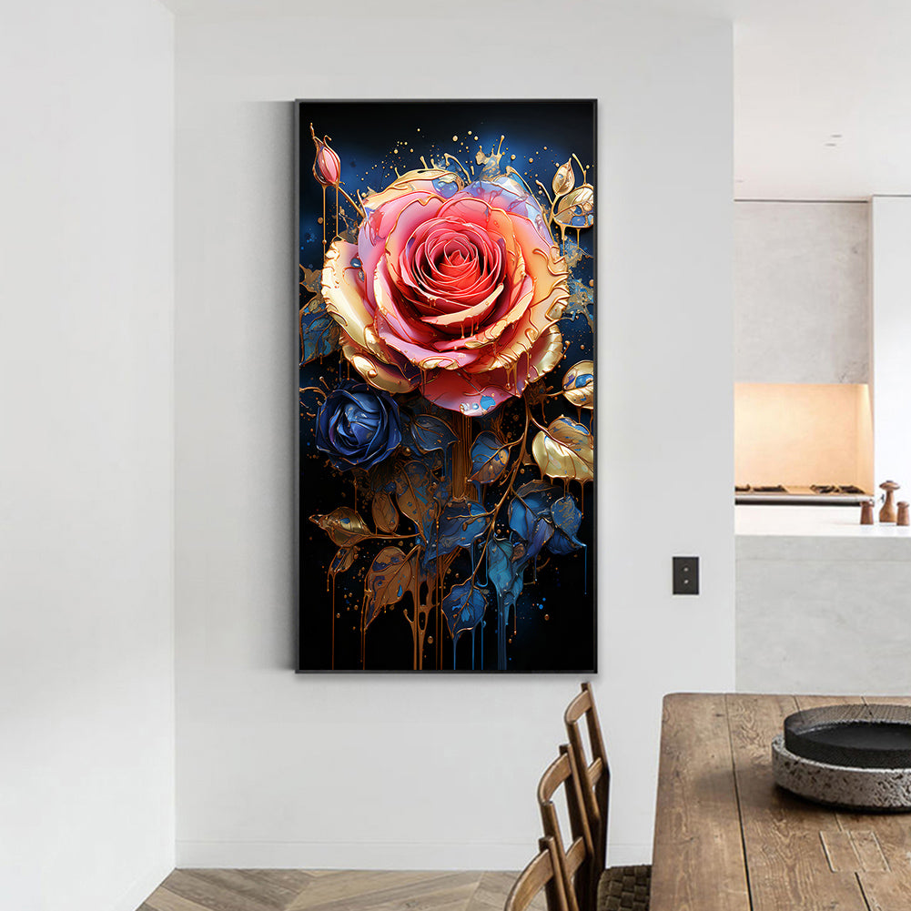 Texture Rose - Full Round Drill Diamond Painting 40*70CM