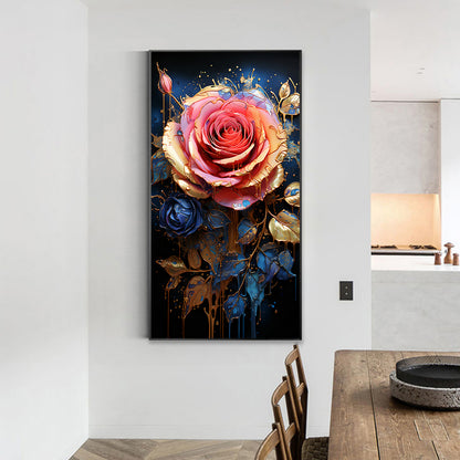 Texture Rose - Full Round Drill Diamond Painting 40*70CM
