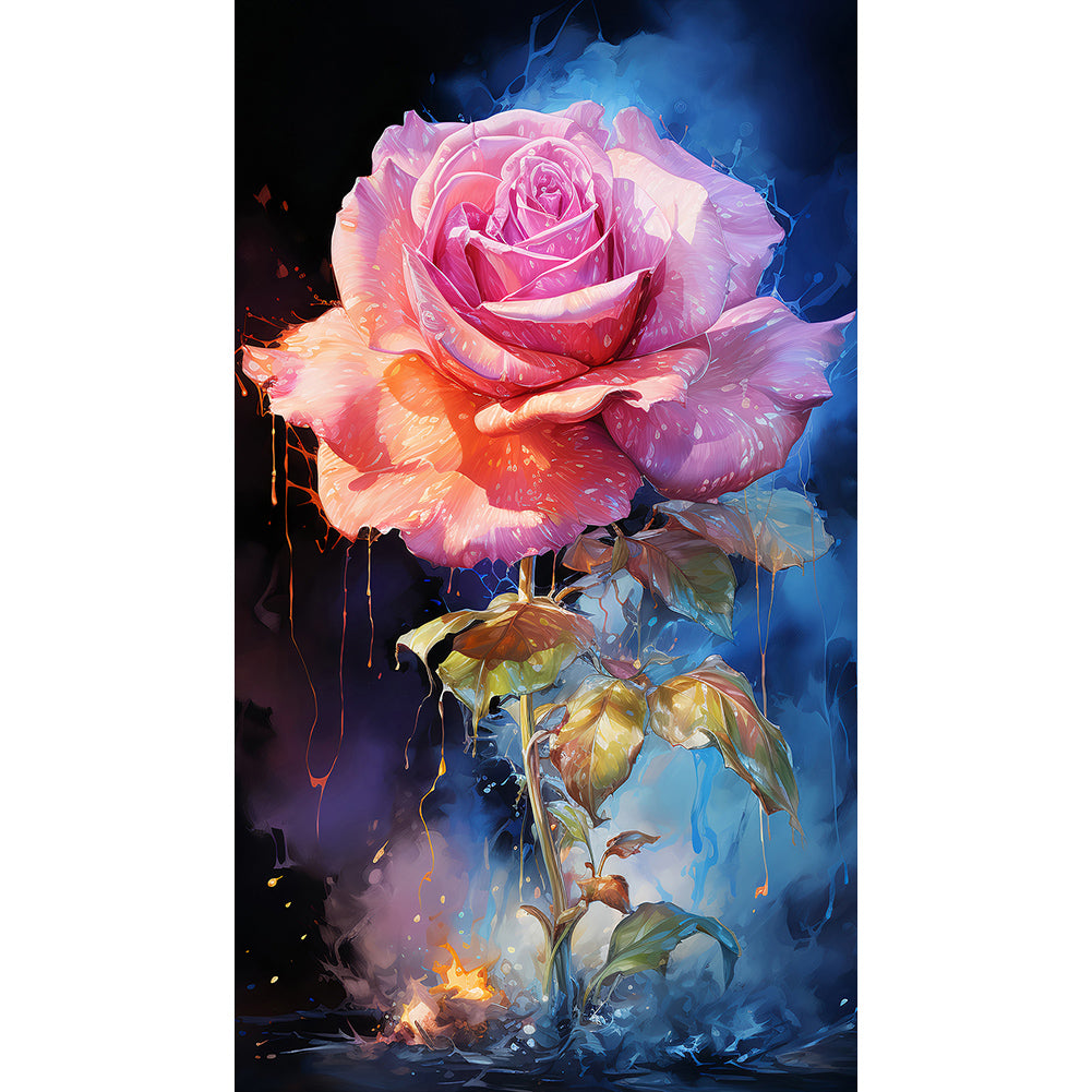 Texture Rose - Full Round Drill Diamond Painting 40*70CM
