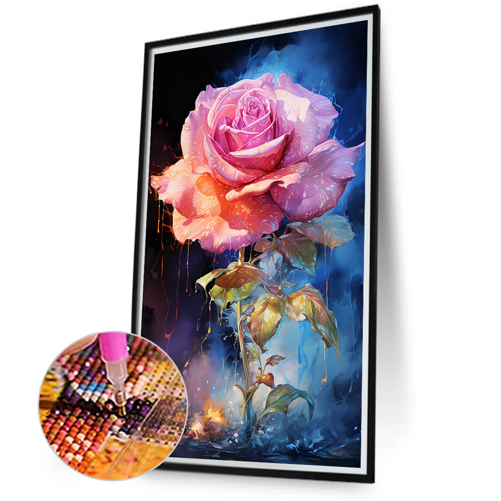 Texture Rose - Full Round Drill Diamond Painting 40*70CM