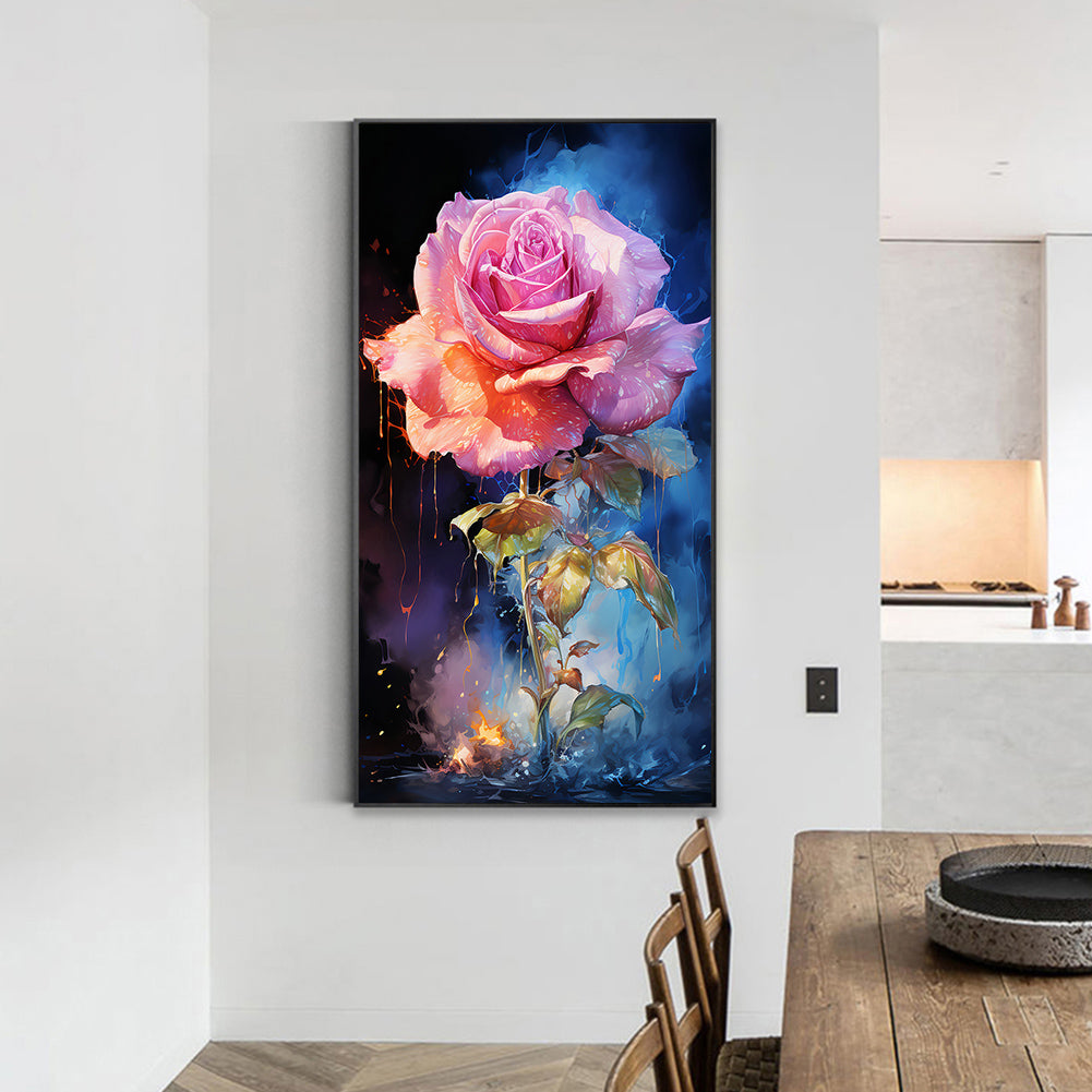 Texture Rose - Full Round Drill Diamond Painting 40*70CM