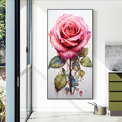 Texture Rose - Full Round Drill Diamond Painting 40*70CM