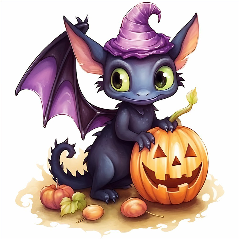Halloween Pterosaur - Full Round Drill Diamond Painting 40*40CM