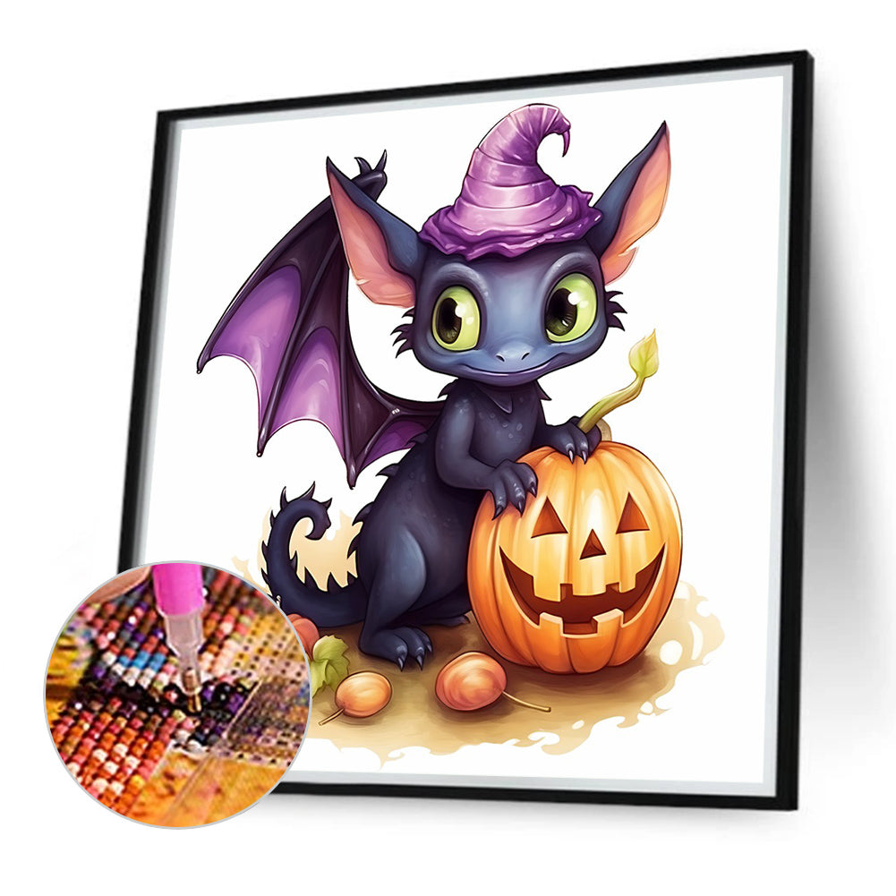 Halloween Pterosaur - Full Round Drill Diamond Painting 40*40CM