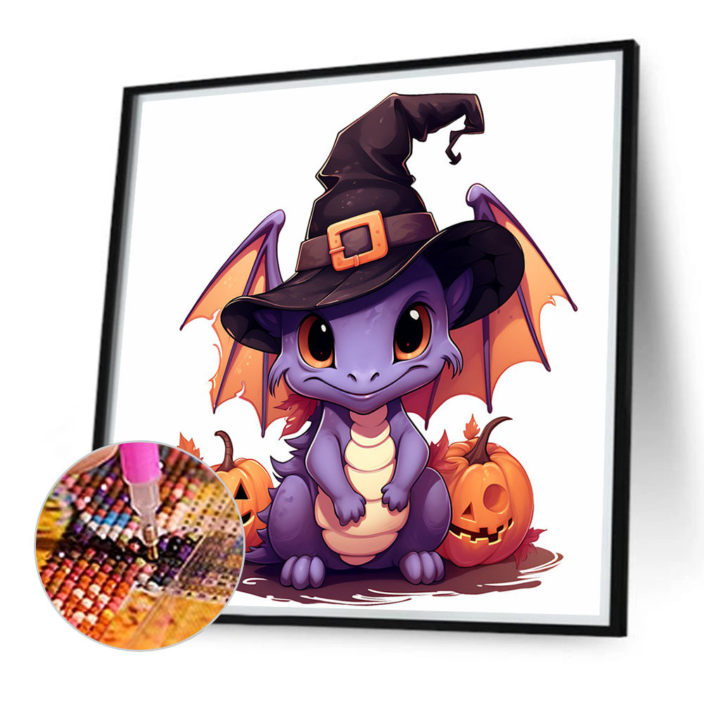 Halloween Pterosaur - Full Round Drill Diamond Painting 40*40CM