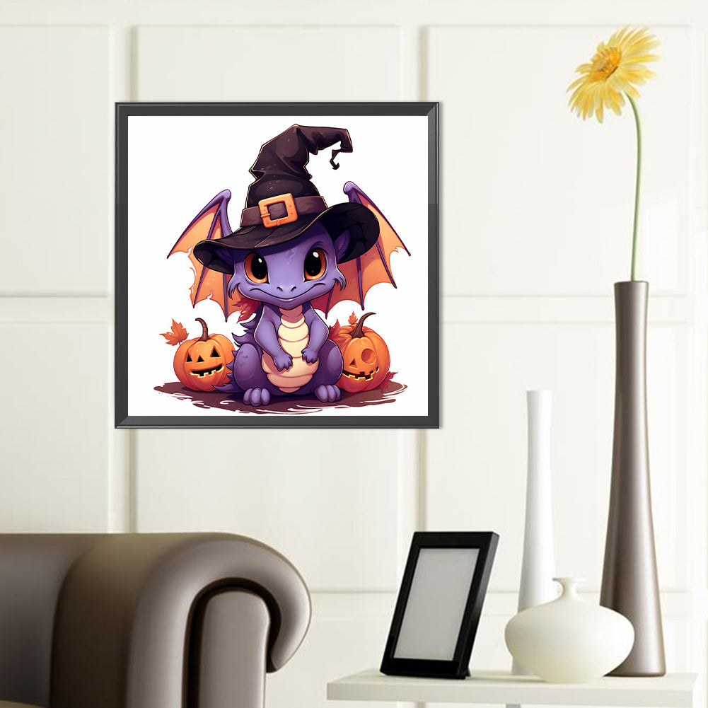 Halloween Pterosaur - Full Round Drill Diamond Painting 40*40CM