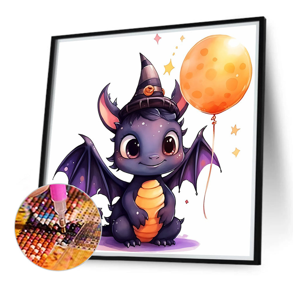 Halloween Pterosaur - Full Round Drill Diamond Painting 40*40CM