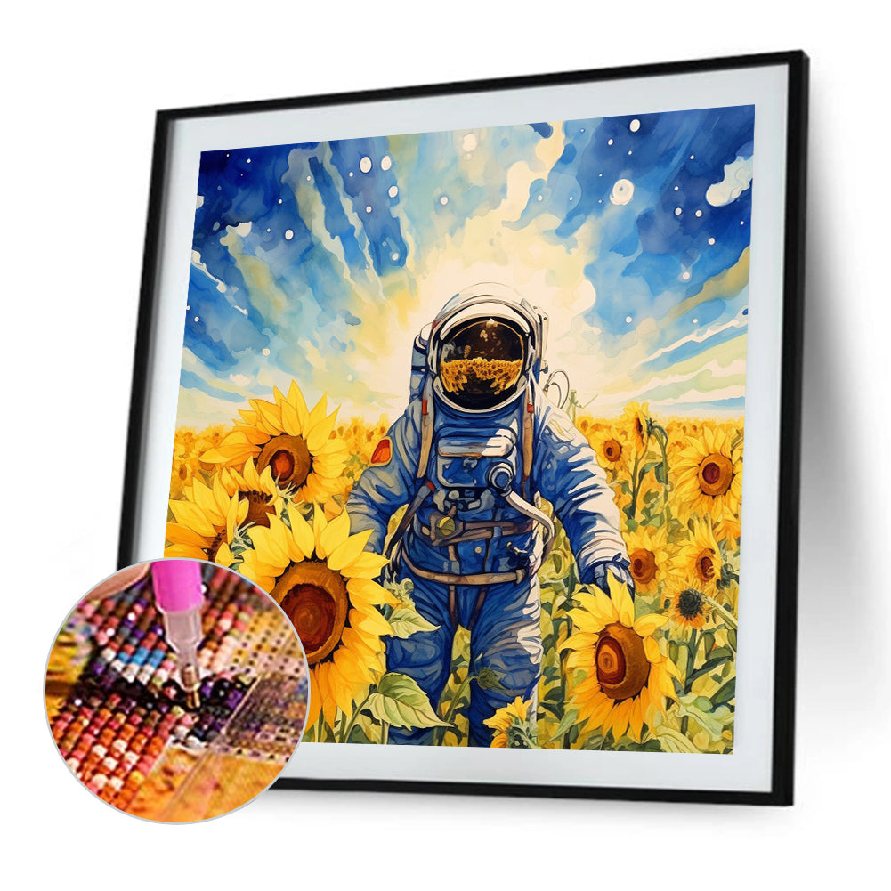 Astronaut - Full Round Drill Diamond Painting 40*40CM