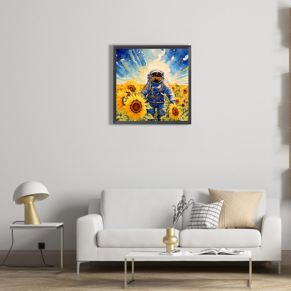 Astronaut - Full Round Drill Diamond Painting 40*40CM