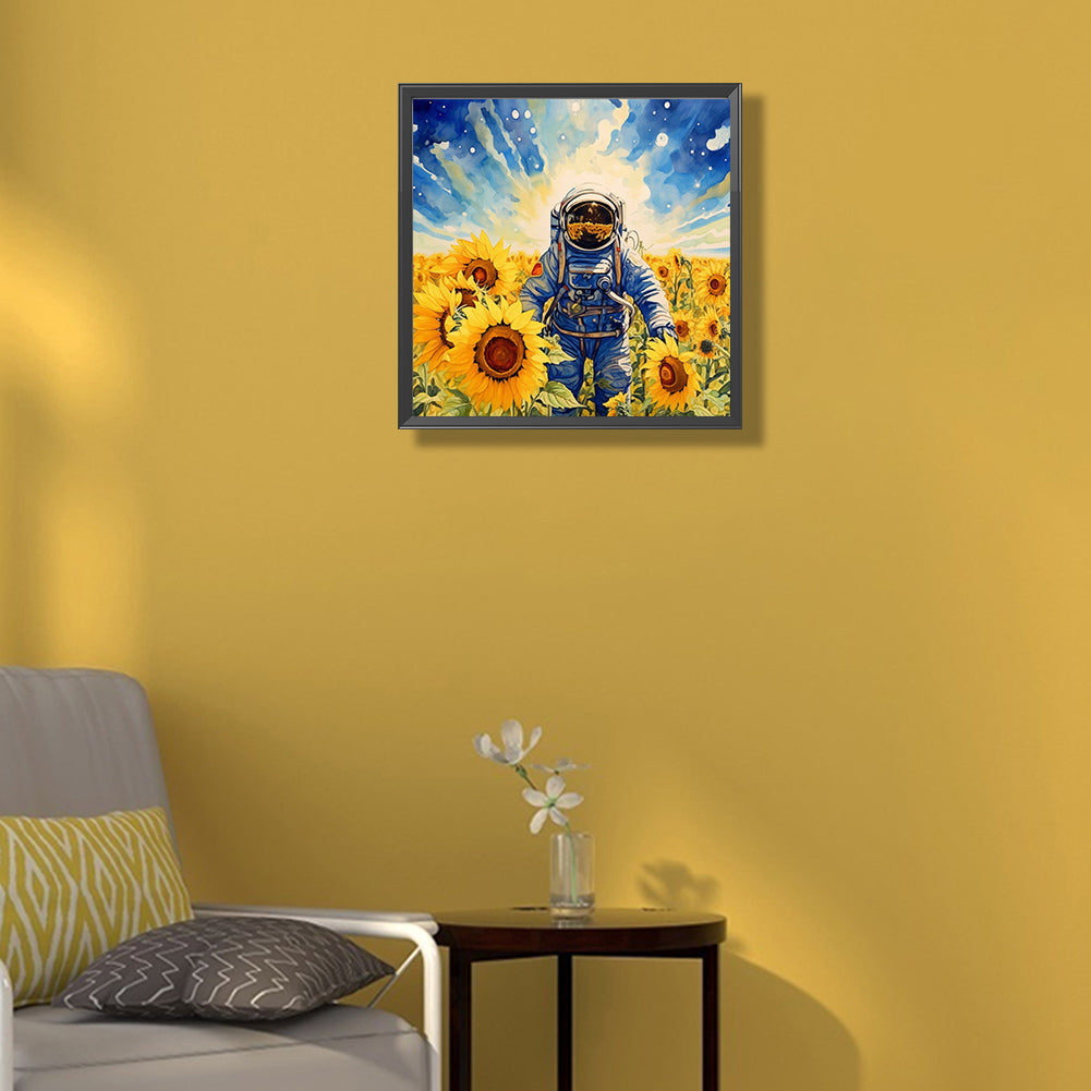 Astronaut - Full Round Drill Diamond Painting 40*40CM