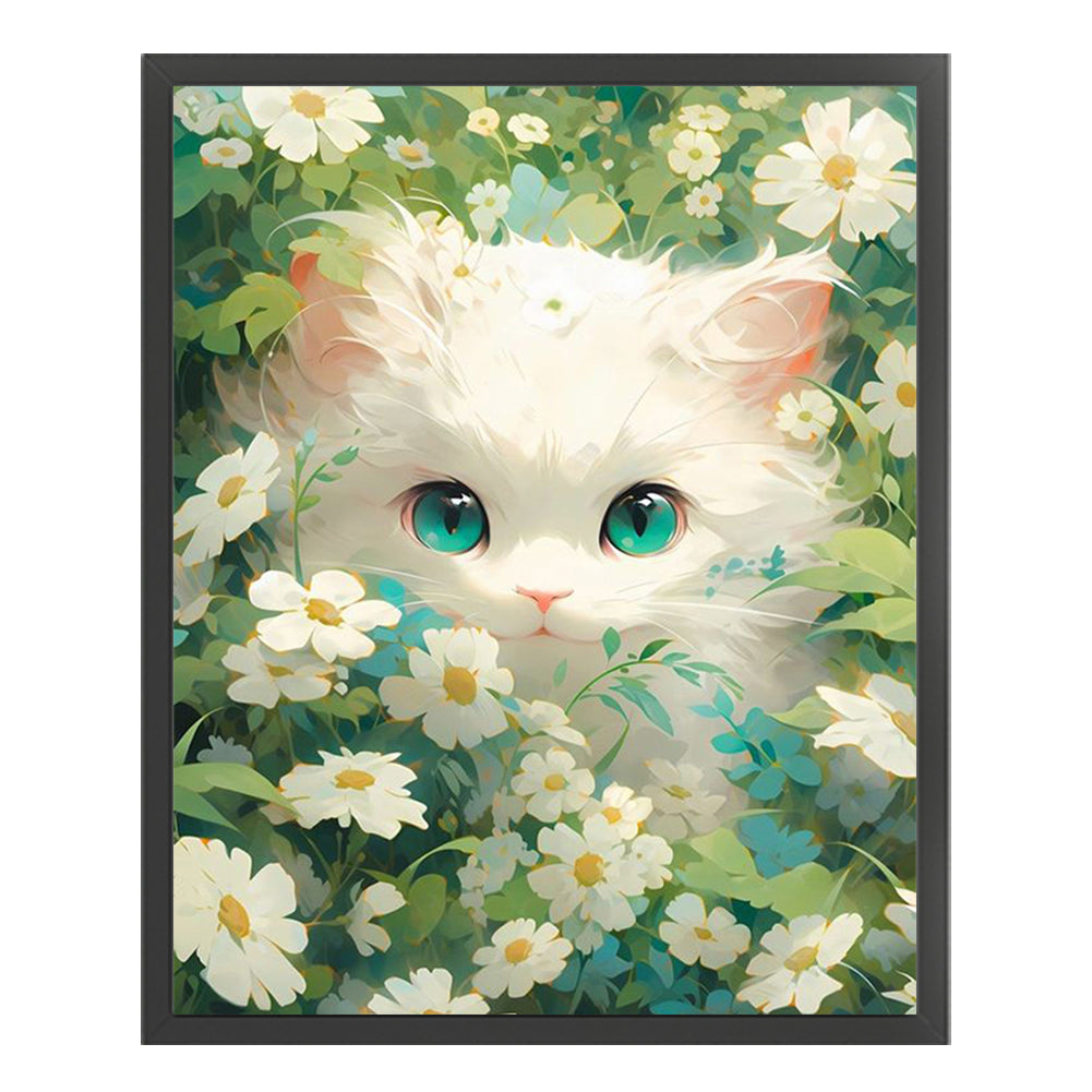 Cat - 11CT Stamped Cross Stitch 40*50CM