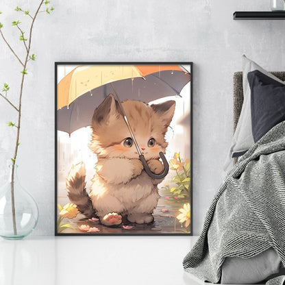 Cat - 11CT Stamped Cross Stitch 40*50CM