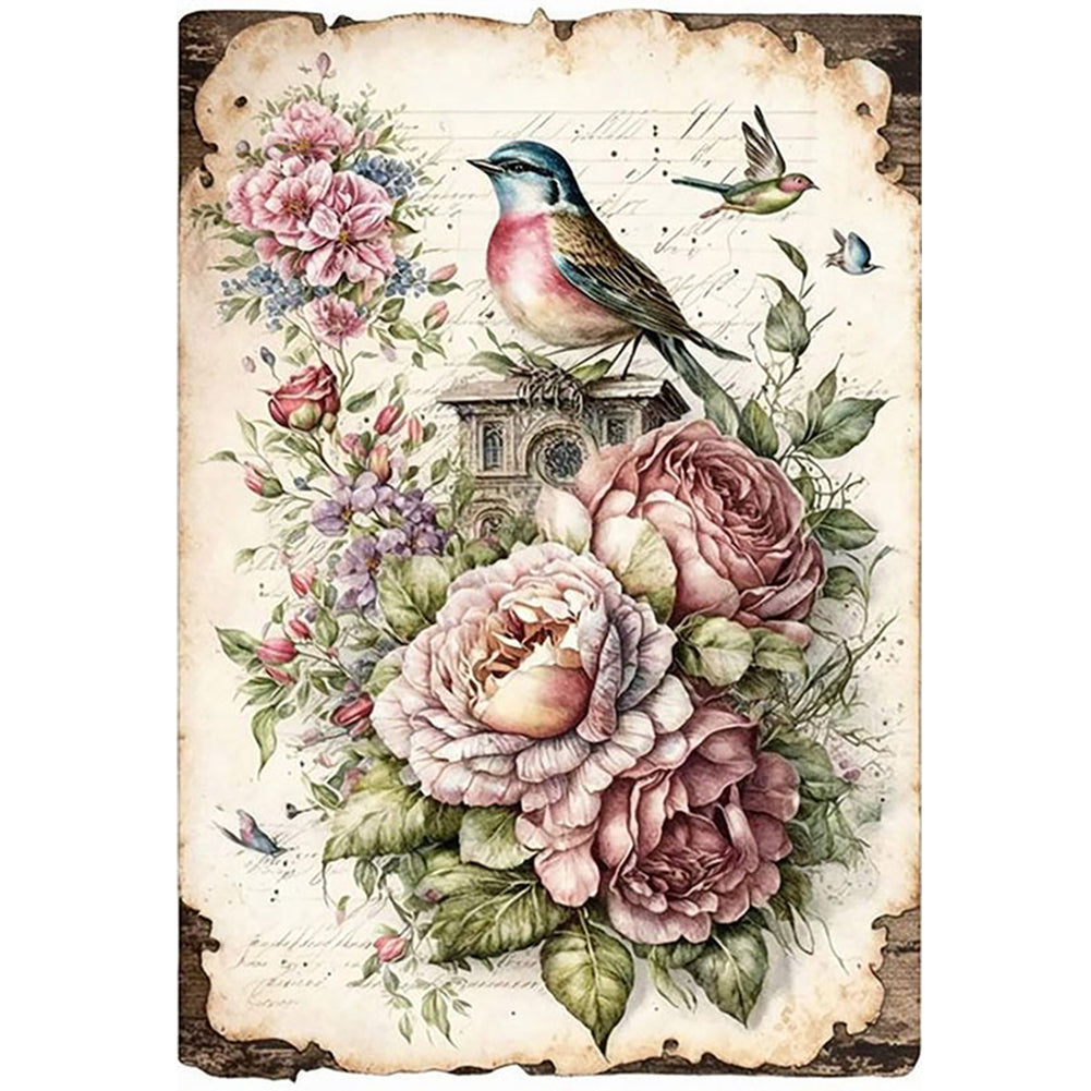 Retro Poster - 11CT Counted Cross Stitch 40*60CM