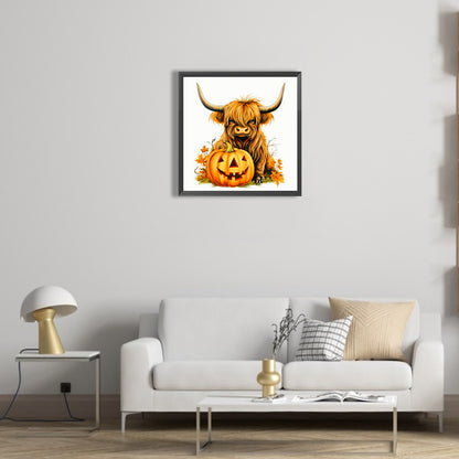 Ox And A Pumpkin - Full Round Drill Diamond Painting 40*40CM