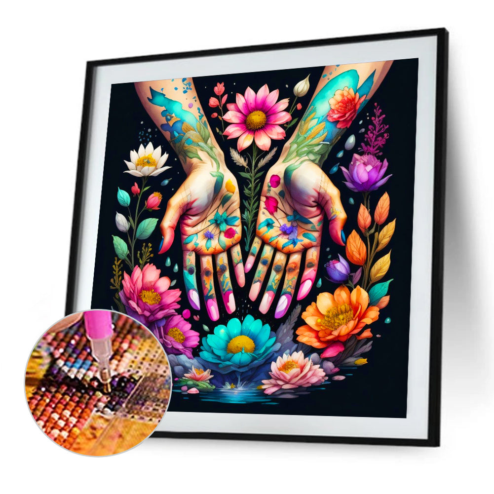 Bouquet - Full Round Drill Diamond Painting 40*40CM