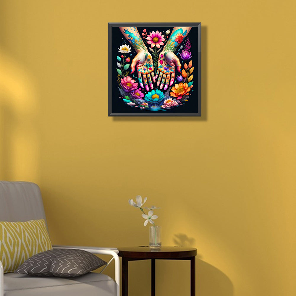 Bouquet - Full Round Drill Diamond Painting 40*40CM