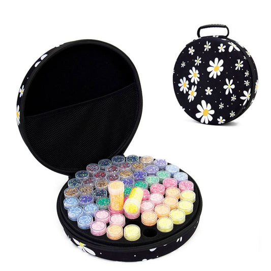 Large Capacity Diamond Painting Storage Containers 60 Slots Diamond Storage Case