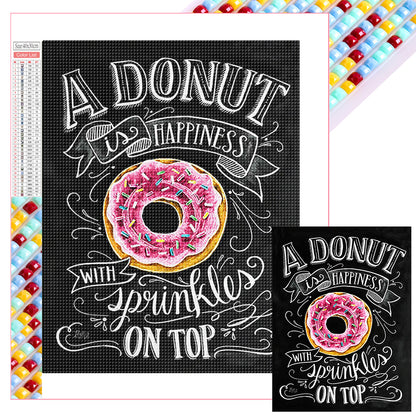 Donut - Full Square Drill Diamond Painting 30*40CM