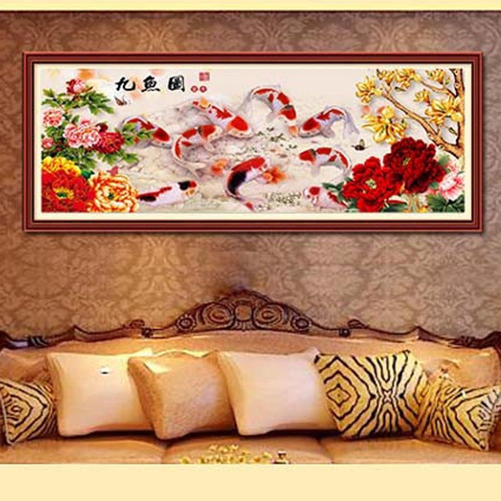 Peony - Full Round Drill Diamond Painting 80*35CM