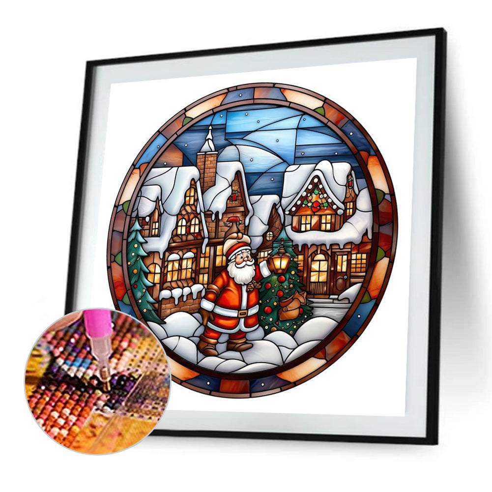 Christmas Snowman - Full Square Drill Diamond Painting 40*40CM