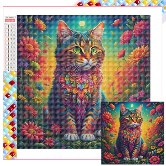 Color Cat - Full Square Drill Diamond Painting 40*40CM