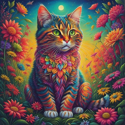 Color Cat - Full Square Drill Diamond Painting 40*40CM