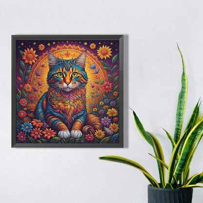 Color Cat - Full Square Drill Diamond Painting 40*40CM