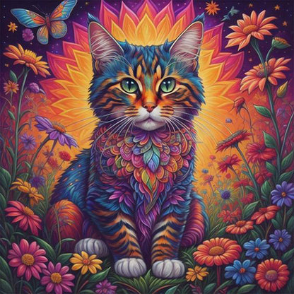 Color Cat - Full Square Drill Diamond Painting 40*40CM