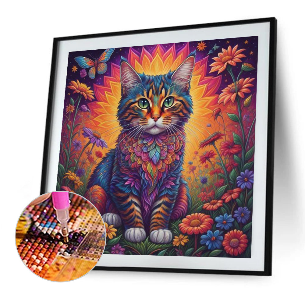 Color Cat - Full Square Drill Diamond Painting 40*40CM