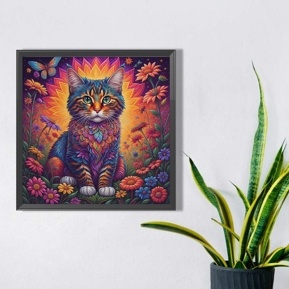 Color Cat - Full Square Drill Diamond Painting 40*40CM