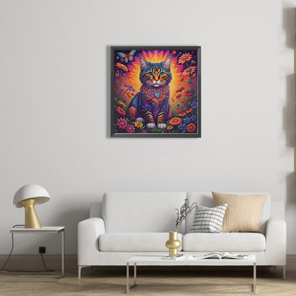 Color Cat - Full Square Drill Diamond Painting 40*40CM