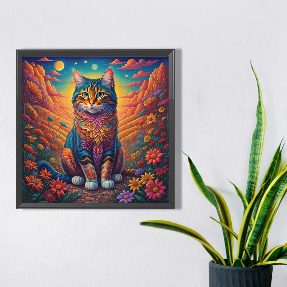 Color Cat - Full Square Drill Diamond Painting 40*40CM