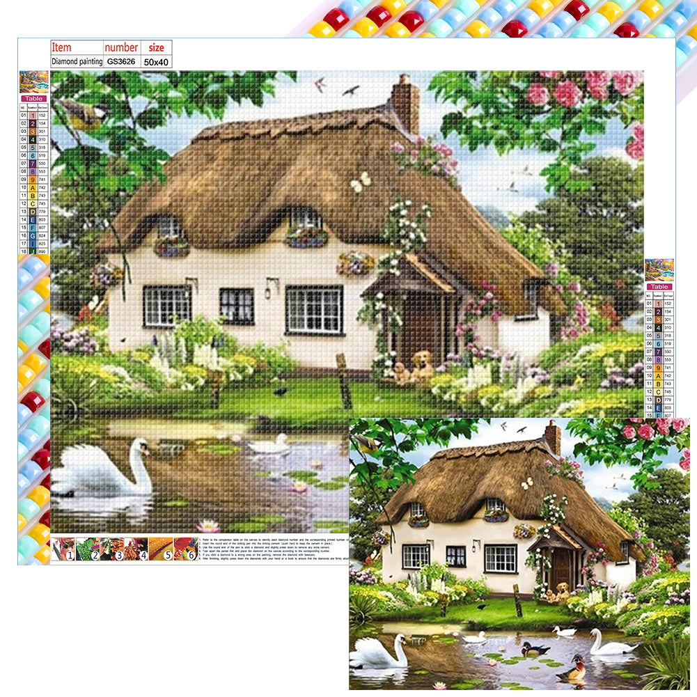 Farm - Full Square Drill Diamond Painting 50*40CM