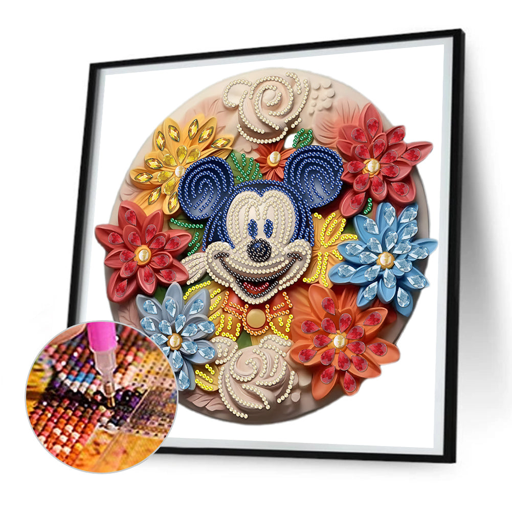 Disney Mickey - Special Shaped Drill Diamond Painting 30*30CM