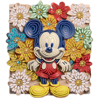 Disney Mickey - Special Shaped Drill Diamond Painting  30*30CM