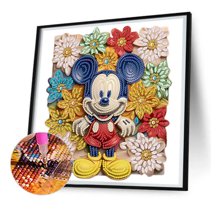 Disney Mickey - Special Shaped Drill Diamond Painting  30*30CM