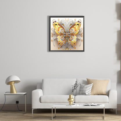 Butterfly - Special Shaped Drill Diamond Painting  30*30CM