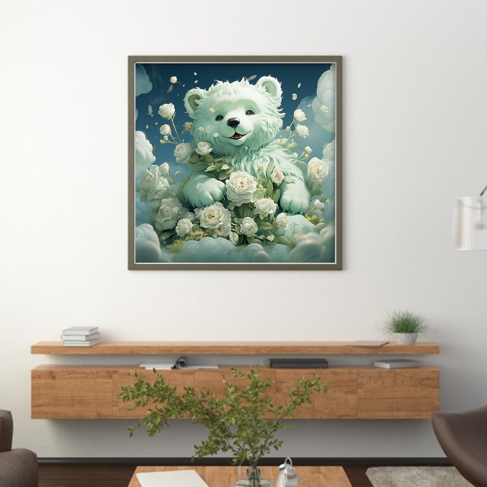 Polar Bear - 11CT Stamped Cross Stitch 50*50CM