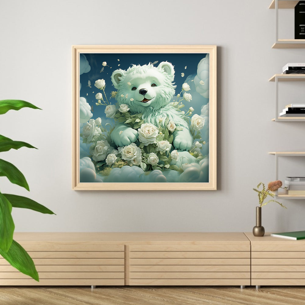 Polar Bear - 11CT Stamped Cross Stitch 50*50CM