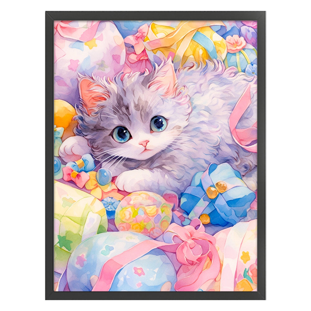 Colorful Cats - 11CT Stamped Cross Stitch 50*65CM