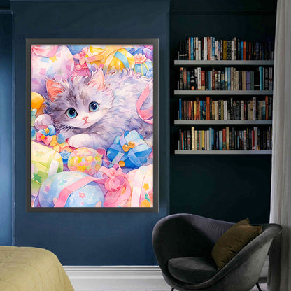 Colorful Cats - 11CT Stamped Cross Stitch 50*65CM