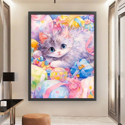 Colorful Cats - 11CT Stamped Cross Stitch 50*65CM